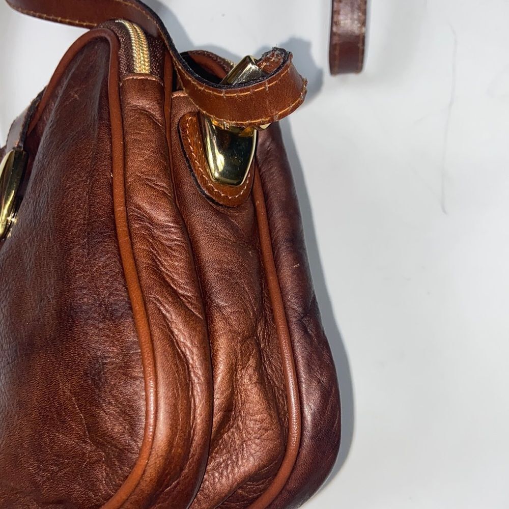 VTG,MADE IN ITALY CROSSBODY LEATHER MINI BAG - Picture 5 of 16